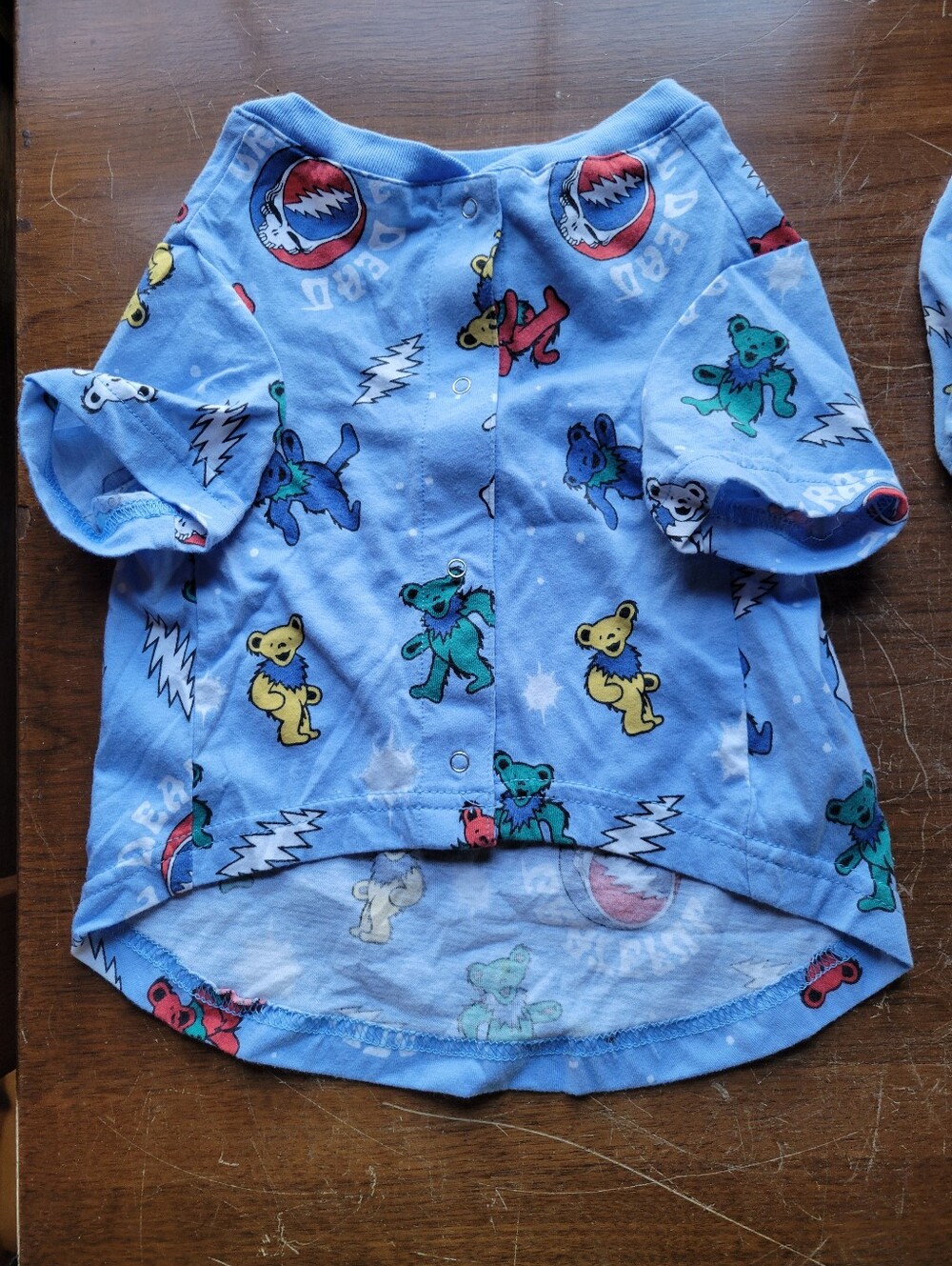 Grateful Dead Pet Shirt Size Medium 22-24" Waist 13.5" Length